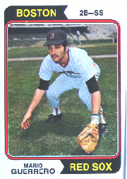 1974 Topps Baseball Cards      192     Mario Guerrero